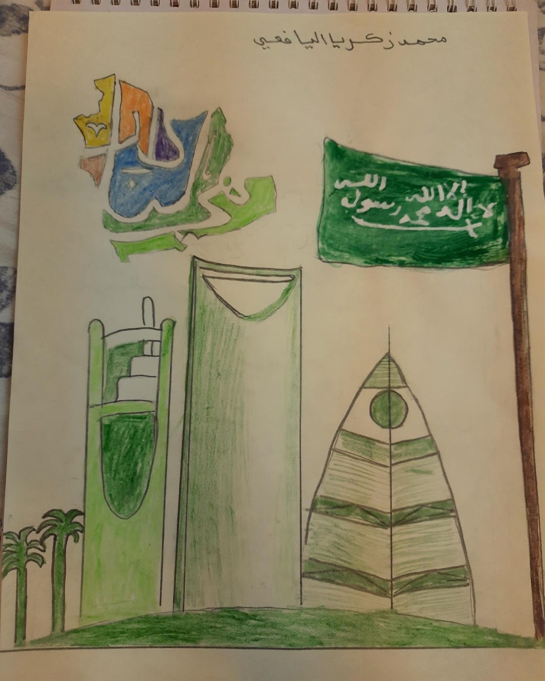 عبدالرحمن البلوي الصف الرابع / 6